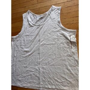 Goodfellow & Co Mens XXL White Sleeveless Tank Top Cotton Blend NWT